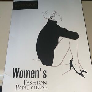Everswe Women's nude Fashion Pantyhose nwt